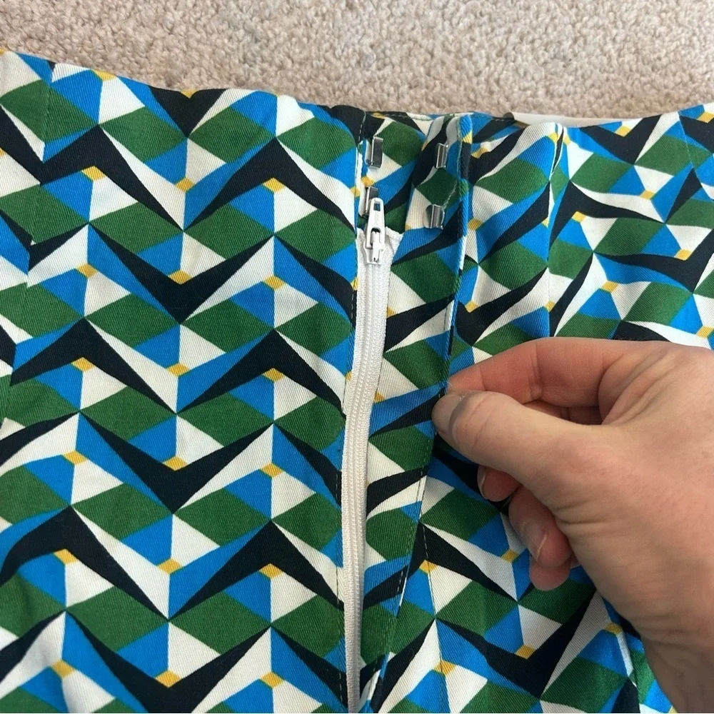 Zara blue green